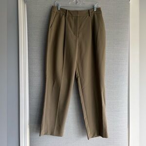 Nine West Olive Green Straight Leg Pants